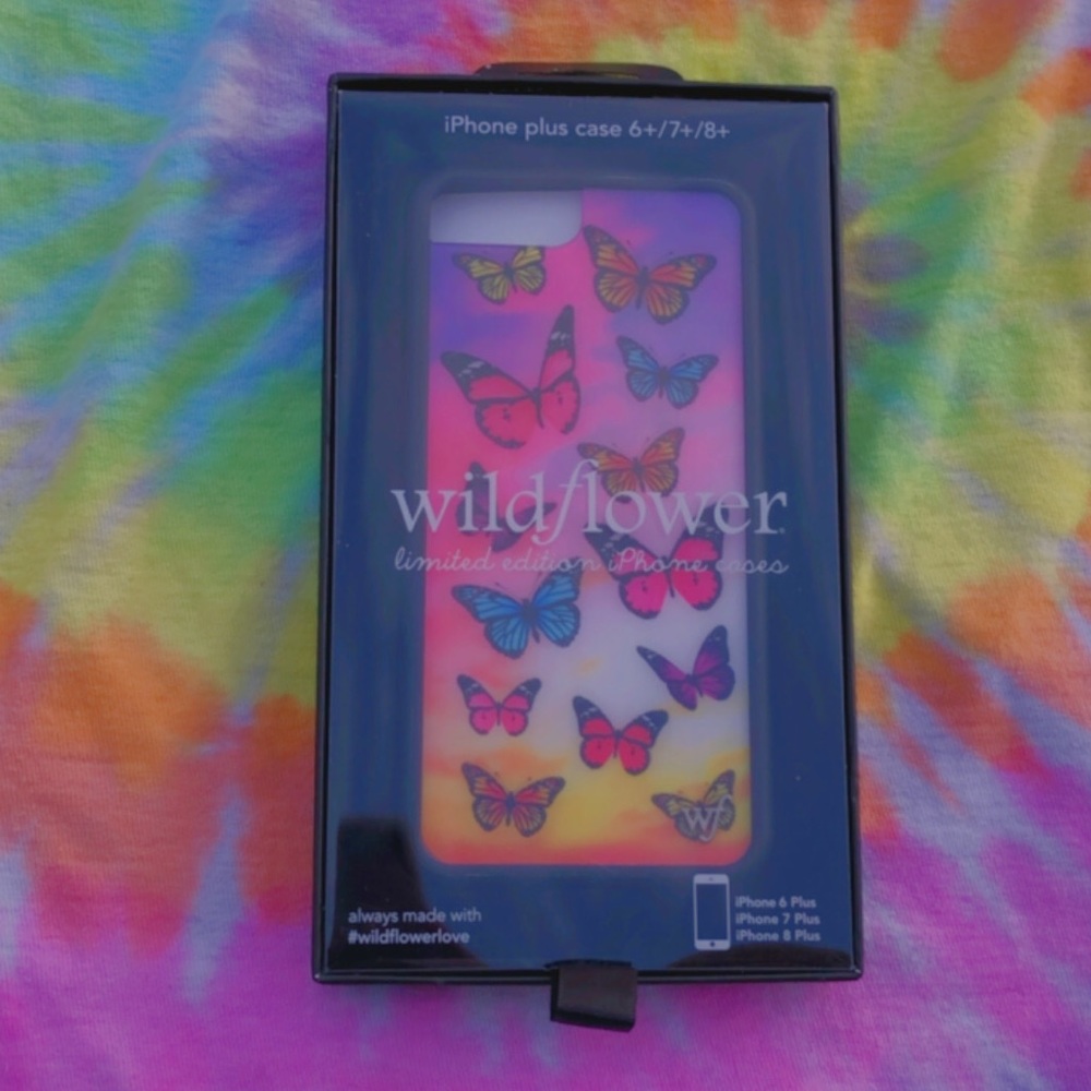 Wild flower case! for iPhone 6+,7+,8+